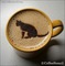 coffee cat - ingyenes png animált GIF