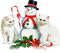 soave cat christmas winter animals deco friends - png gratuito GIF animata