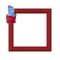 Small Red Frame - png gratis GIF animado