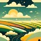Rainbow Fields - png gratis GIF animado