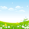 Y.A.M._Summer background flowers - 免费PNG 动画 GIF