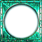 ♡§m3§♡ ABSTRACT TEAL FRAME GREEN - PNG gratuit GIF animé
