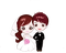 MMarcia casal noivos  couple mignon - gratis png animerad GIF