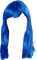 Wig, blue - zdarma png animovaný GIF