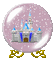 castle globe - Darmowy animowany GIF animowany gif