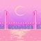 Pink City Bridge - png gratis GIF animado