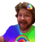 Sterling Knight - Rainbow - nemokama png animuotas GIF