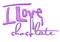 soave text chocolate purple - png gratuito GIF animata