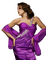 charmille _ femme en violet - png ฟรี GIF แบบเคลื่อนไหว