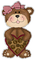 Kaz_Creations Valentine Deco Love Cute Teddy Bear - ilmainen png animoitu GIF