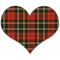 Kaz_Creations Tartan Heart - gratis png geanimeerde GIF