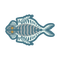 tigerfish sticker - nemokama png animuotas GIF