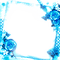 Blue Roses Frame - By KittyKatLuv65 - ücretsiz png animasyonlu GIF
