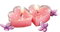 Candle Heart Pink Violet Flower - Bogusia - PNG gratuit GIF animé