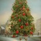 Christmas Tree Vintage - nemokama png animuotas GIF