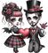 ♡§m3§♡ VDAY COUPLE RED BLACK CUTE IMAGE - Free PNG Animated GIF