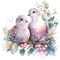 couple birds - ingyenes png animált GIF