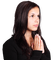 Kaz_Creations Praying Girl - zadarmo png animovaný GIF