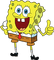Sponge Bob Thumbs Up - nemokama png animuotas GIF