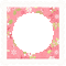Frame. Circle. Pink and white. Leila - GIF animé gratuit GIF animé