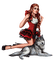 fantasy woman with wolf by  nataliplus - ücretsiz png animasyonlu GIF