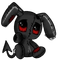 Emo anime bunny plushie - bezmaksas png animēts GIF