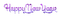 soave text happy new year purple - png gratis GIF animasi
