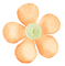Fleur Orange:) - PNG gratuit GIF animé