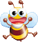 Kaz_Creations Bees Bee - Darmowy animowany GIF animowany gif
