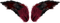ail aile rouge red - PNG gratuit GIF animé