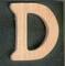 La lettre D - darmowe png animowany gif