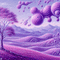 Purple Blobby Landscape - Бесплатный анимированный гифка анимированный гифка