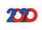new year 2020 silvester number  text la veille du nouvel an Noche Vieja канун Нового года red blue tube - 無料png アニメーションGIF