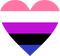 Genderfluid heart - Free PNG Animated GIF