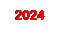 2024 text - Gratis animerad GIF animerad GIF
