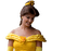 Женщина  в желтом платье - фрее пнг анимирани ГИФ