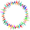 frame cadre rahmen  effect  tube  circle abstract art colorful colored - PNG gratuit GIF animé