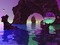 Fantasy Colorful water Scenery - gratis png animeret GIF