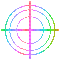 glitter target rainbow - Darmowy animowany GIF animowany gif