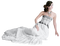kikkapink woman white dress spring - Free PNG Animated GIF