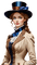 steampunk woman - ingyenes png animált GIF