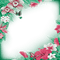soave frame summer tropical  pink green - ilmainen png animoitu GIF