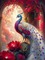 fantasy peacock by papuzzetto - png ฟรี GIF แบบเคลื่อนไหว