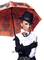 femme avec parapluie.Cheyenne63 - bezmaksas png animēts GIF