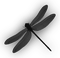 Dragonfly.Black - PNG gratuit GIF animé