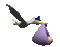 ani-fågel-stork-baby - Nemokamas animacinis gif animuotas GIF
