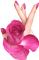 rose,flower,fleur,hand - gratis png animeret GIF