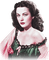 soave woman vintage face hedy lamarr pink green - png grátis Gif Animado