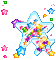 glitter stars - Бесплатный анимированный гифка анимированный гифка