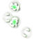 Green flower bubbles deco [Basilslament] - Free PNG Animated GIF